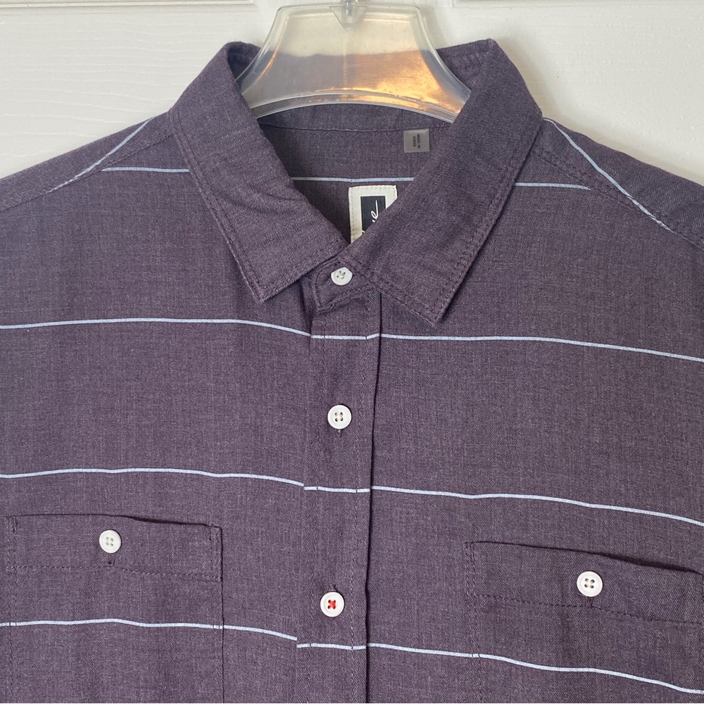 Howe Striped Button Up Shirt - Picture 3 of 7